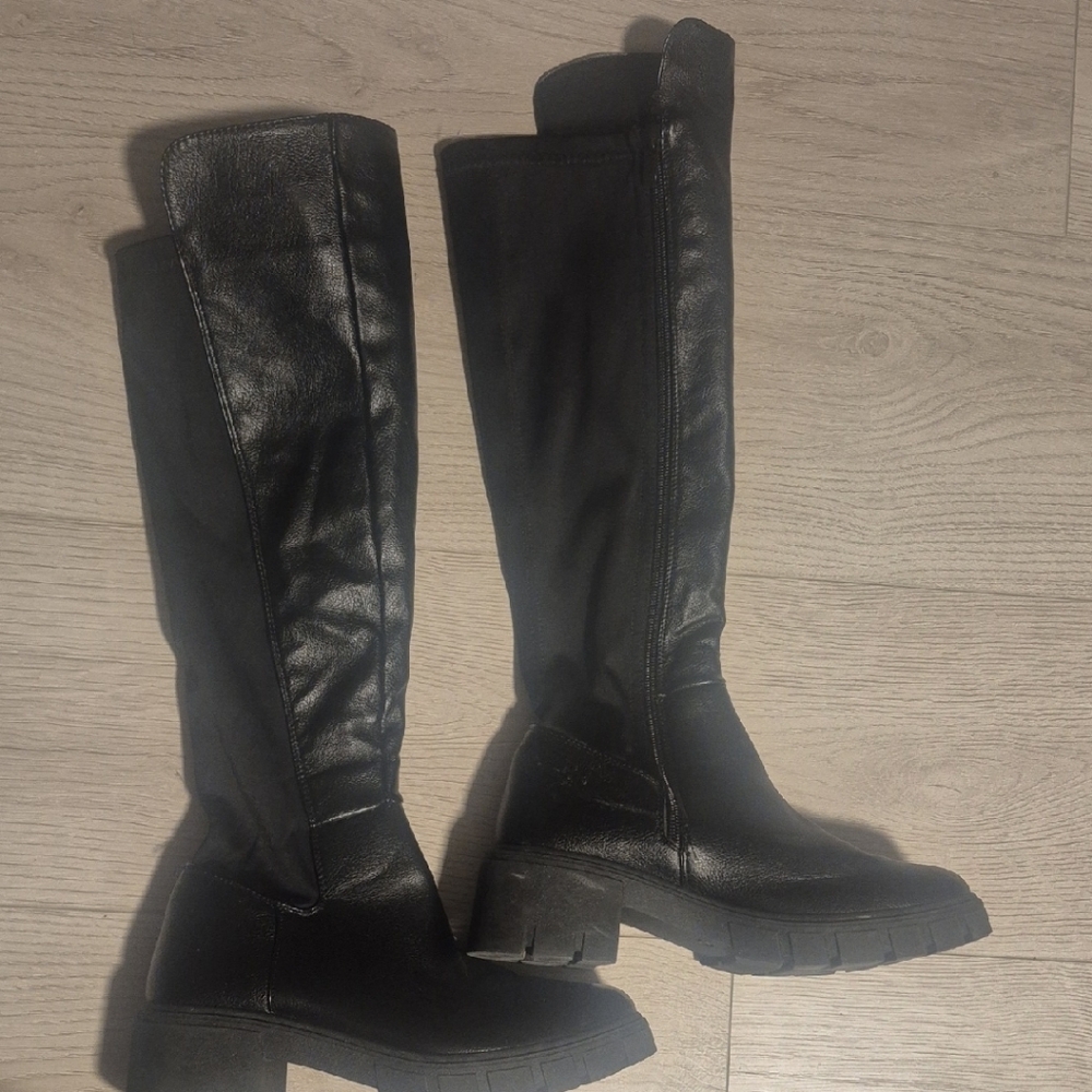 Elegant Black Over the Knee Boots